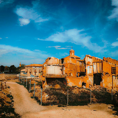 Belchite pueblo abandonado